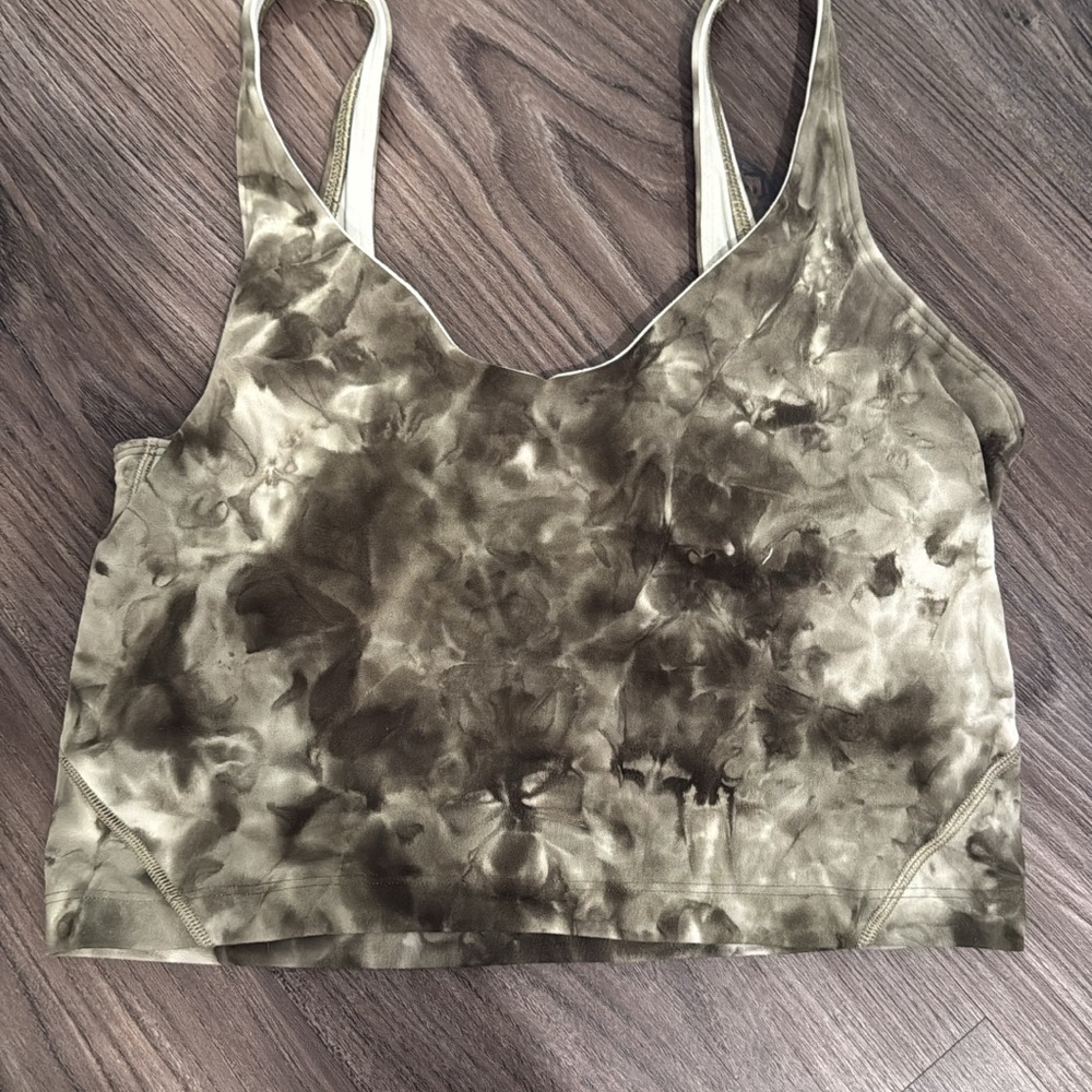 lululemon align Green Tie-Dye Tank Top